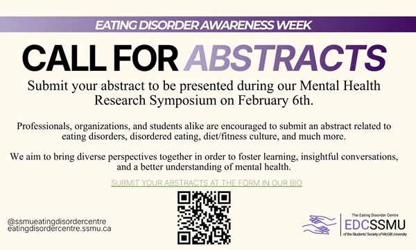 Mental Health Research Symposium - Call for Abstracts!