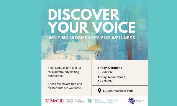 Writing for Wellness with the Writers Collective of Canada