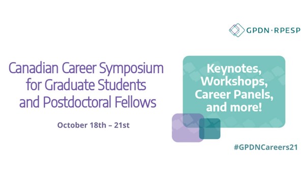 Canadian Career Symposium for Graduate Students and Postdoctoral Fellows