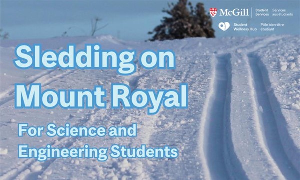 Sledding for Students in the Faculty of Science & Engineering