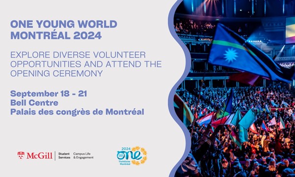 Volunteer at the One Young World Summit!