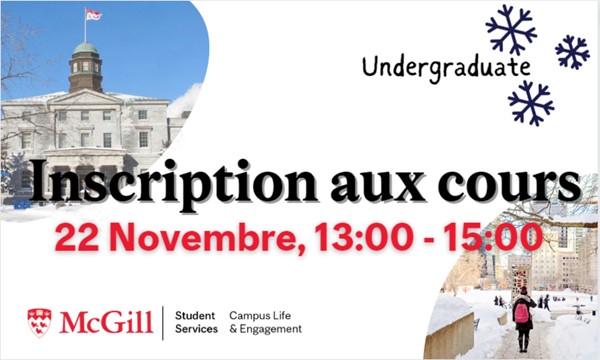  Inscription aux cours