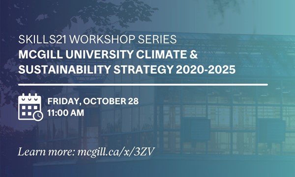 McGill Climate & Sustainability Strategy 2020-2025