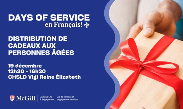  Distribution de cadeaux dans une résidence pour personnes agées 