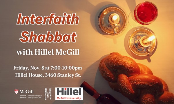 Interfaith Shabbat with Hillel McGill