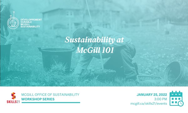 Sustainability at McGill 101