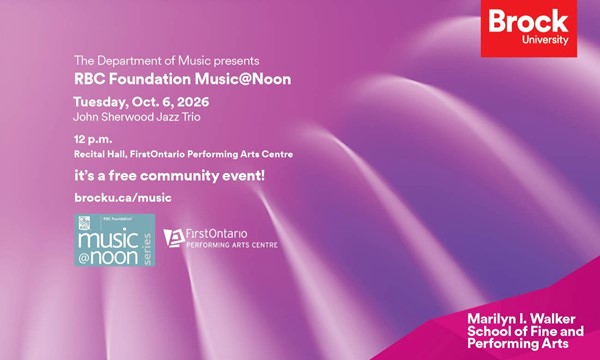 RBC Foundation Music@Noon: John Sherwood Jazz Trio 