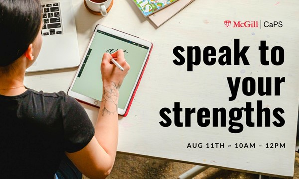 Online  - Speak to Your Strengths