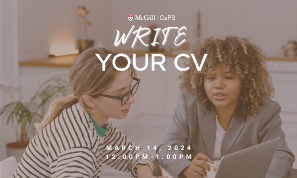 Write your CV