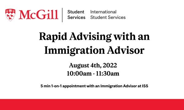 Rapid Advising with an Immigration Advisor