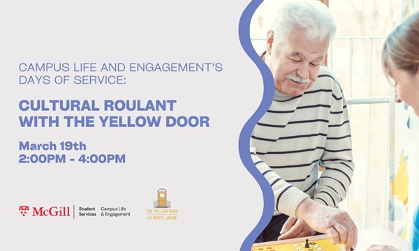 Cultural Roulant with Yellow Door