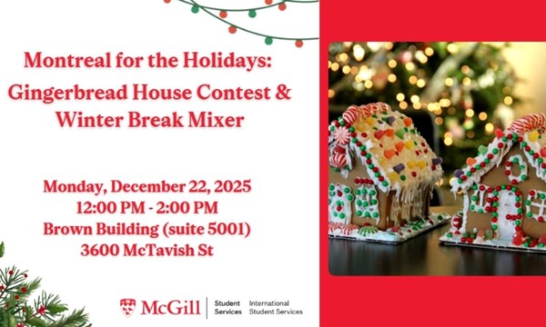  Gingerbread House Contest & Winter Break Mixer