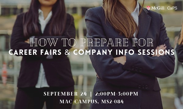 How to Prepare for Career Fairs and Company Info Sessions