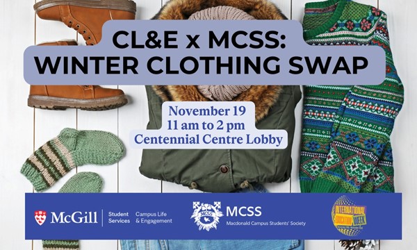 Winter Clothing Swap MAC Campus