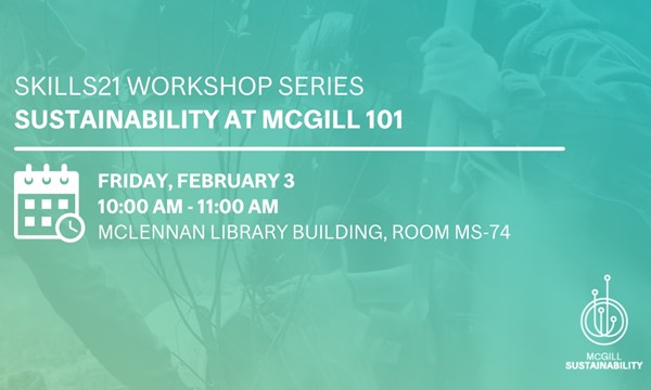 Sustainability at McGill 101