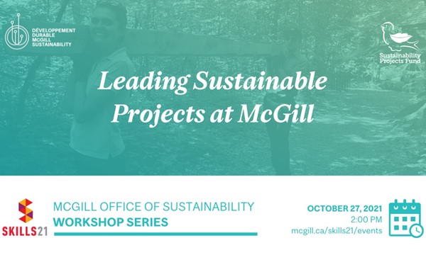 Leading Sustainable Projects at McGill