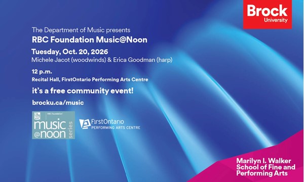 RBC Foundation Music@Noon - Michele Jacot and Erica Goodman