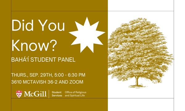 Did You Know?: Bahá’í Student Panel