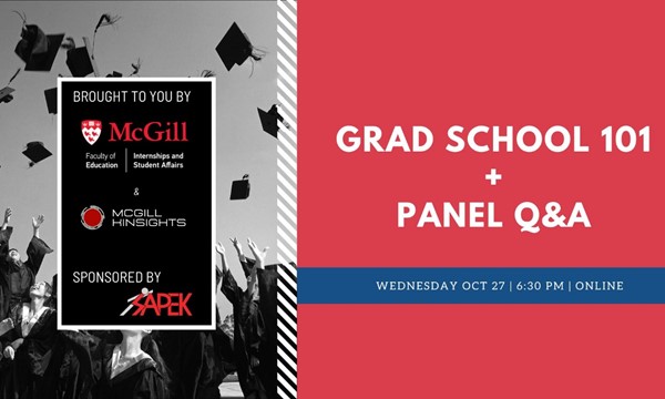  B.Sc. Kinesiology Grad School 101 session + Panel Q&A 