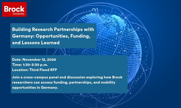 Building Research Partnerships with Germany: Opportunities, Funding, and Lessons Learned