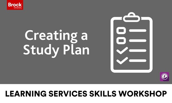 Create a Study Plan