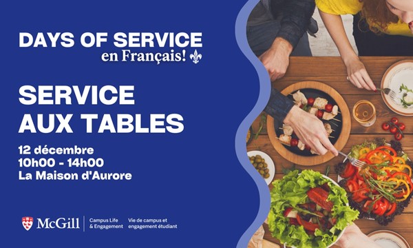  Service aux tables