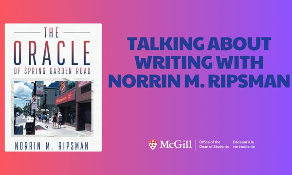 Talking about Writing with Norrin M. Ripsman