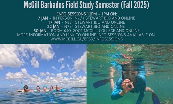 McGill Barbados Field Study Semester Info Session