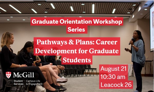  Pathways & Plans - Career Development for Graduate Students