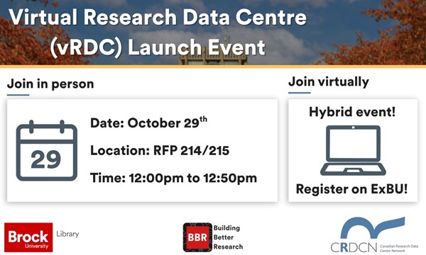 Virtual Research Data Centre (vRDC) Launch Event