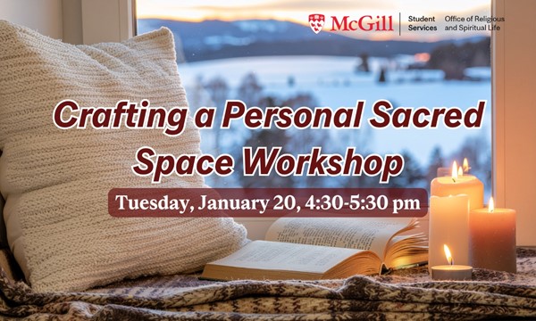 Crafting a Personal Sacred Space Workshop