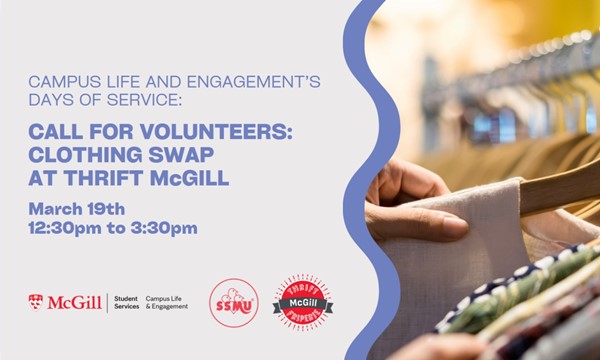 Clothing Swap at Thrift McGill