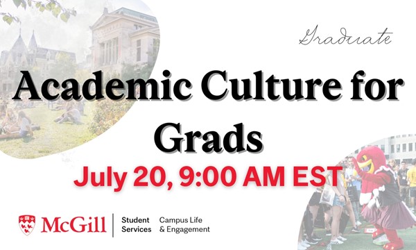 Academic Culture for Grads